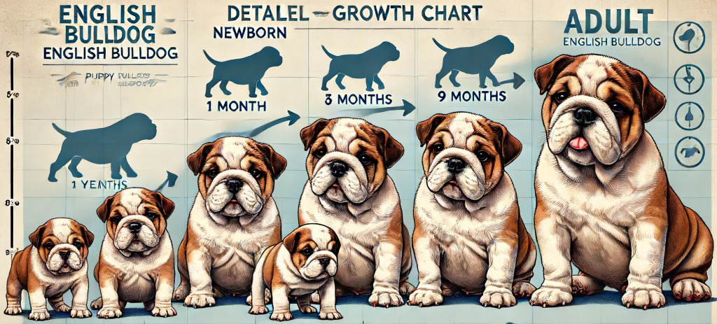 english bulldog growth chart